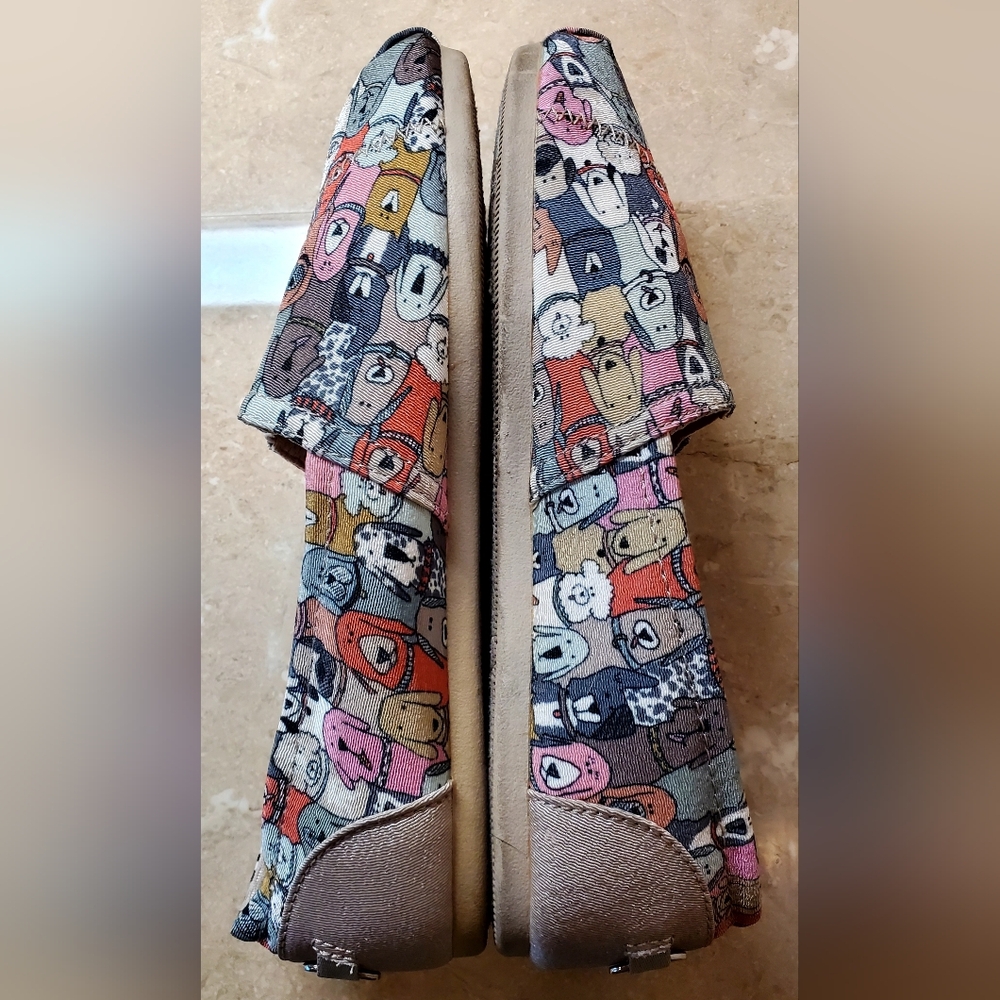 Skechers BOBS Plush Dog Wag Party Slip-on Flats Size 8 - Picture 4 of 10